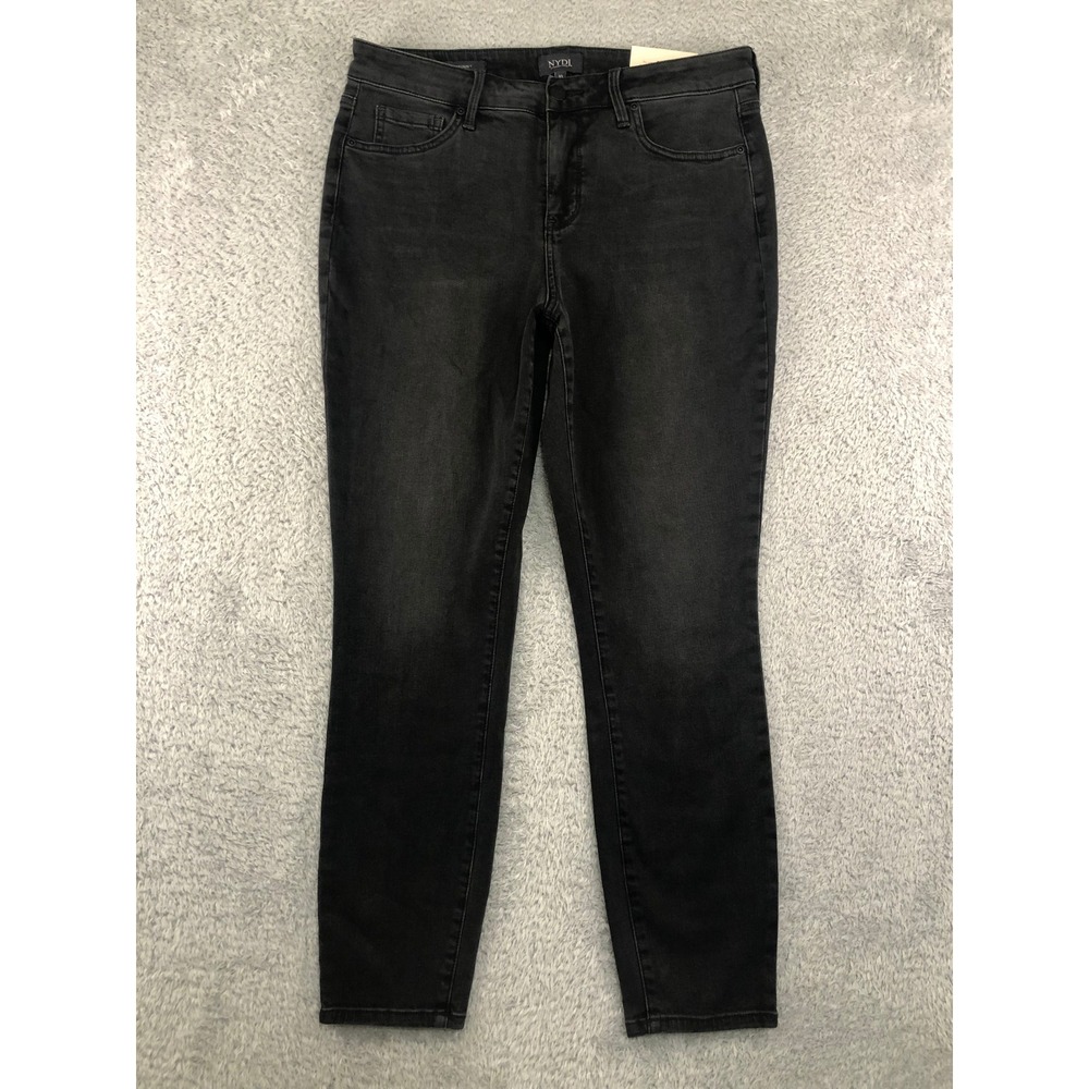 NYDJ Jeans Women 10 (31x26) Black NWT Ami Skinny Lift Tuck Denim